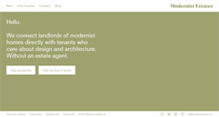 Desktop Screenshot of modernistestates.com